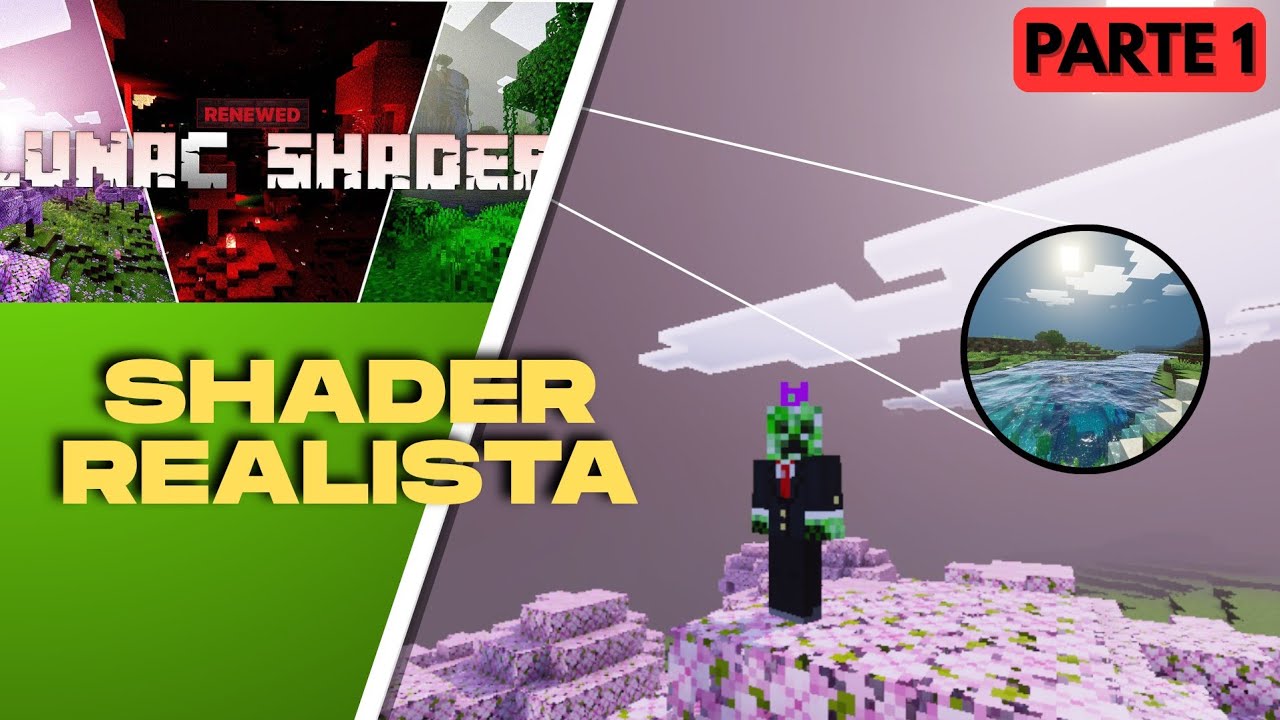 "Probando SHADERS" en MINECRAFT Bedrock PE| Lunac Shader-Parte 1 - YouTube