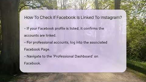 How To Check If Facebook Is Linked To Instagram? - Everyday-Networking