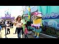 Walking through & Meeting the characters @ Universal Studios, Hollywood