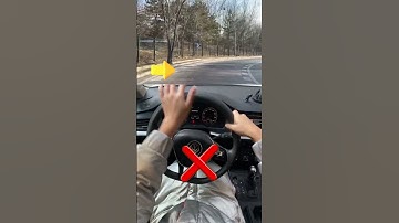 How to turn the steering wheel correctly while driving #driving #driven #car#tips #skills #carsoft