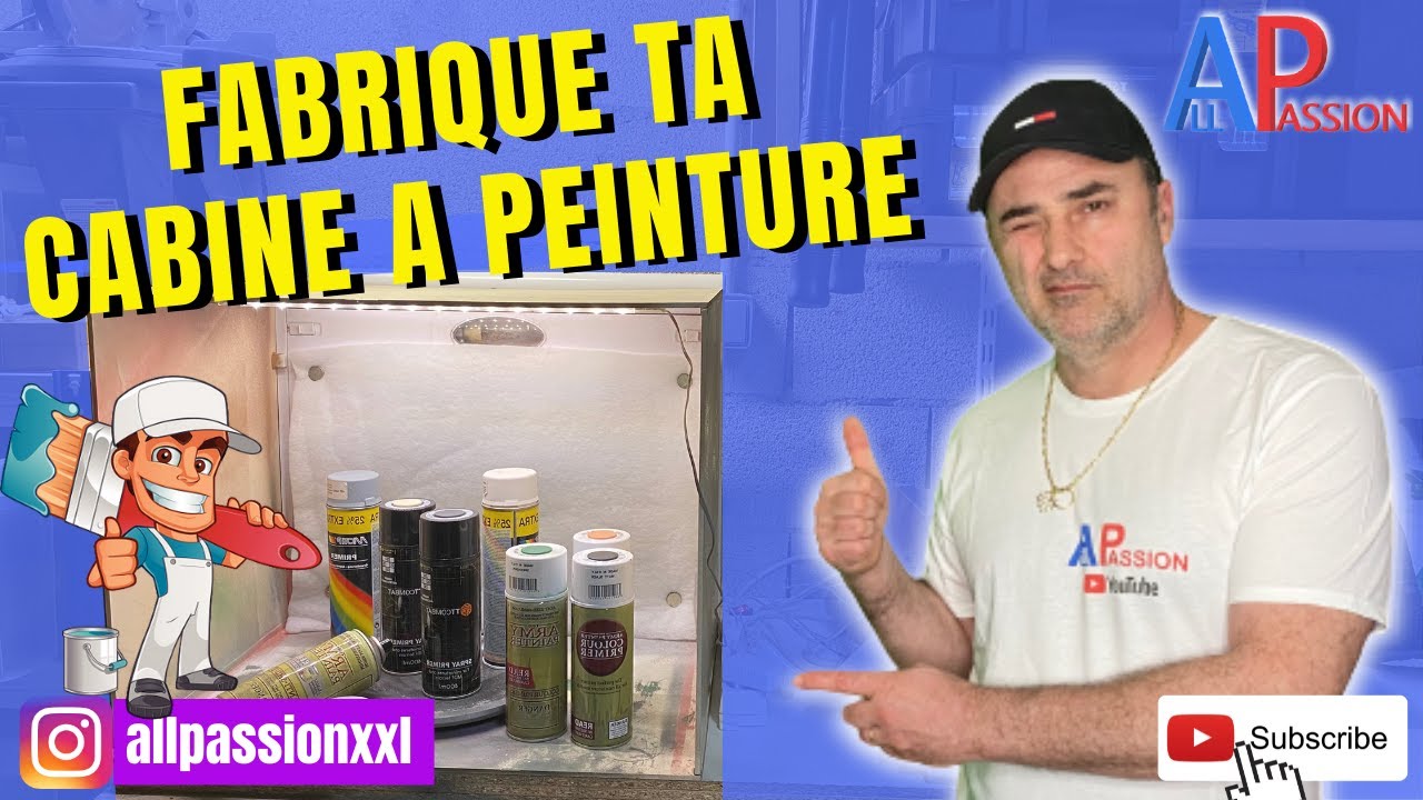 comment fabriquer une cabine a peinture DIY / homemade spray booth /  economie d'argent ! 