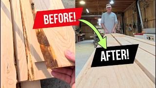 Straight Line Rip Saw - Making Real "Superior Grade" Sawmill Lumber and Make More Money!