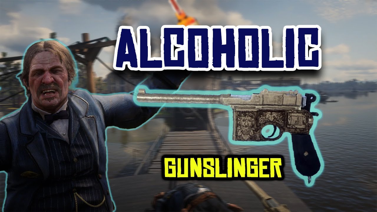 How to get an alcoholic gunslinger's gun ? - RDR2 - YouTube