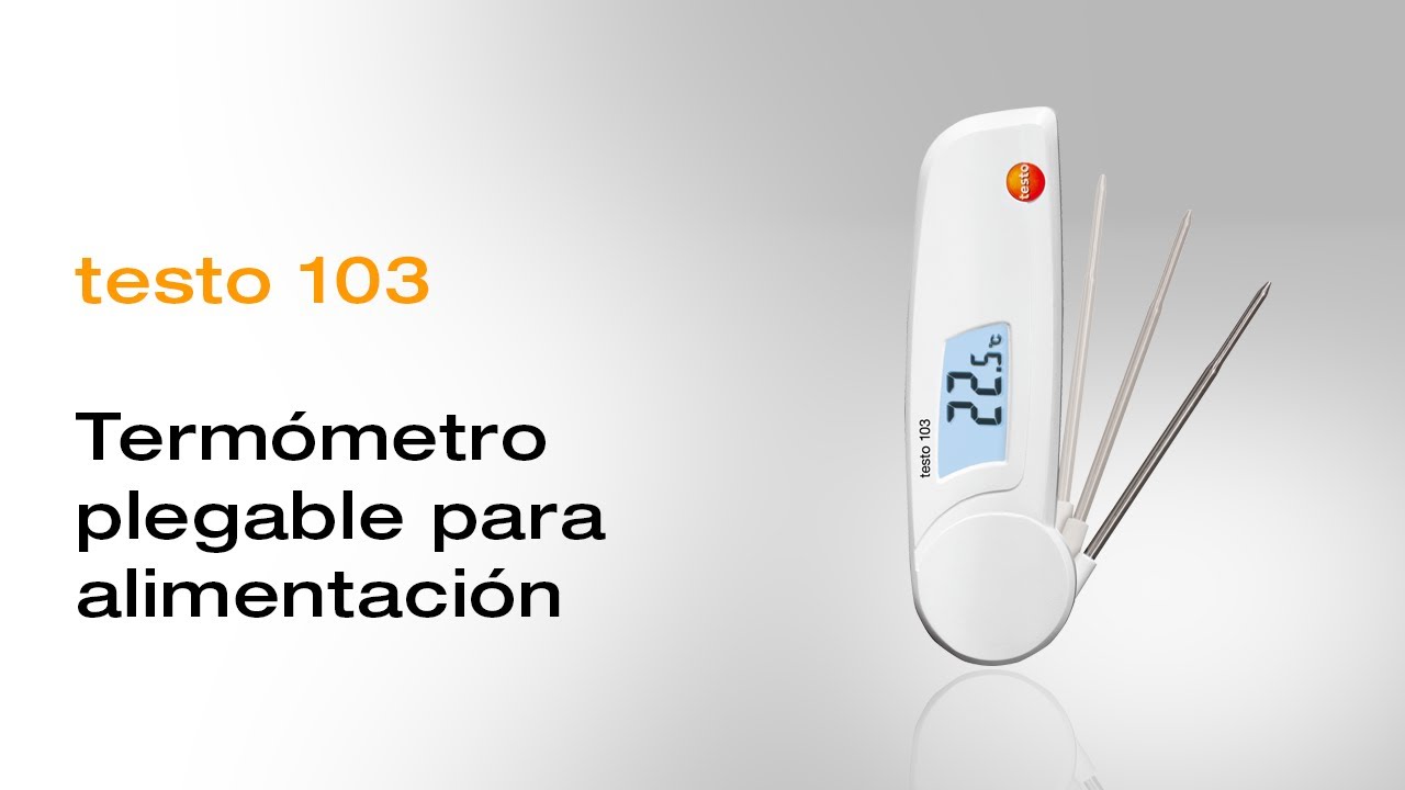 testo 103: termómetro plegable | Be sure. Testo - YouTube