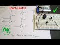 How to make touch switch  home made  basic electronics  creative jahirul