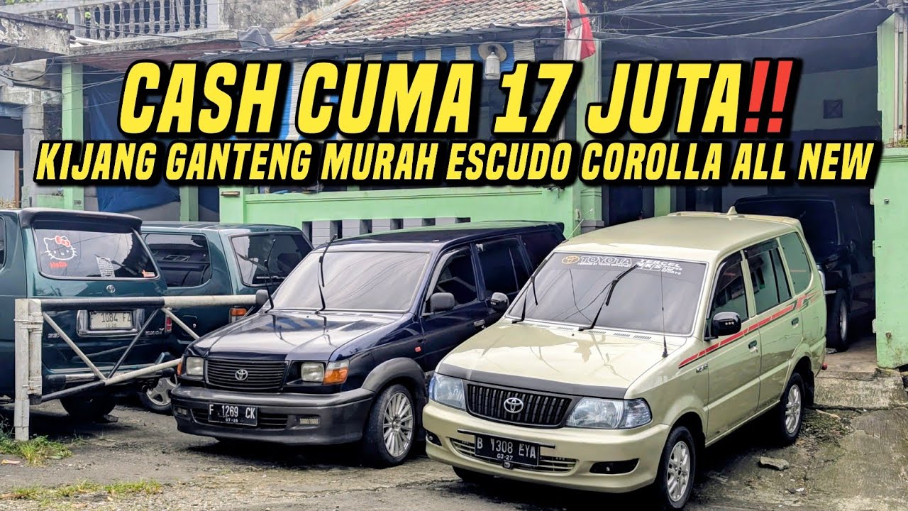Kijang ganteng harga murah murah nih di AlBarkah❗Jual mobil bekas murah cuma 17 juta Corolla escudo