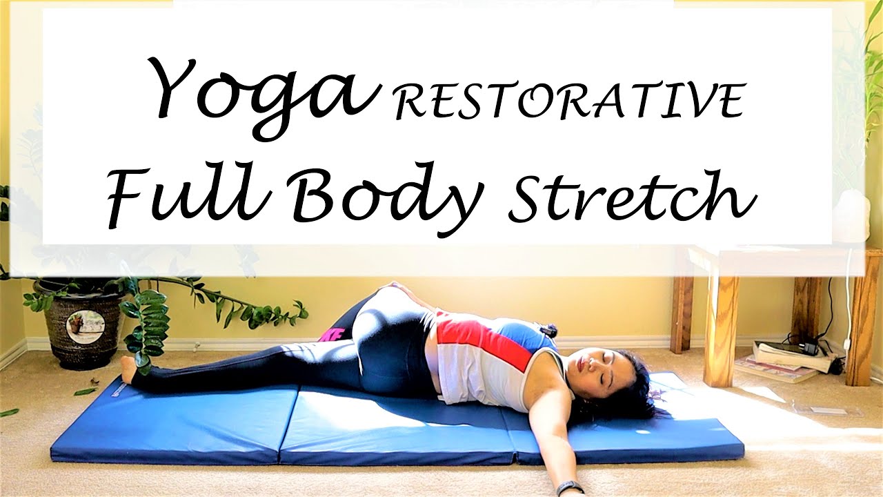 Restorative 15 minute Yoga Flow Full Body Stretch - YouTube