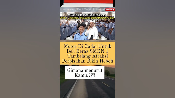 Kang Dedi Mulyadi Bertemu Dengan SMKN 1 Tambelang #kangdedymulyadi #dedimulyadi #kdm