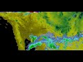 Former Hurricane Sergio moisture interacts with strong Pacific Low