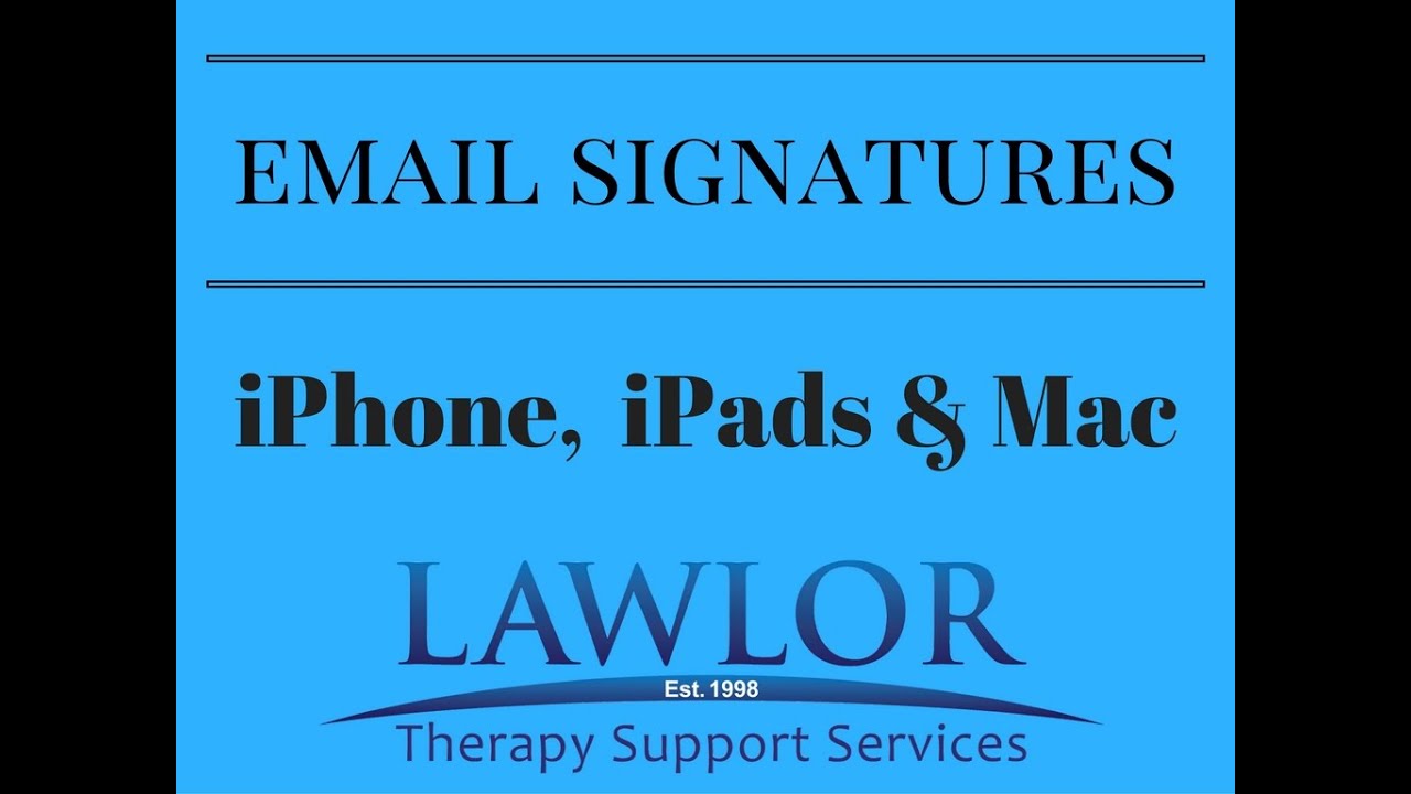 Tuesday Tech Tip #5 - iPhone Email Signatures video phone beyonce mp3