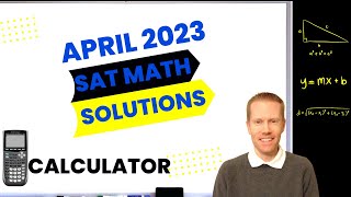 April 2023 QAS SAT Math Section 4 Calculator Full Solutions & Explanations