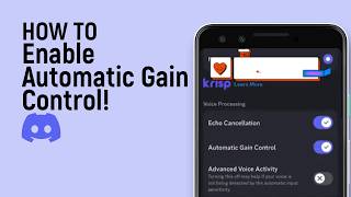 How to Enable Automatic Gain Control on Discord