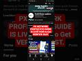 PX NETWORK PROFILE KYC GUIDE IS LIVE! HOW to Get VERIFIED FAST. #PXNetwork #KYCGuide #EarnOnline 🚀