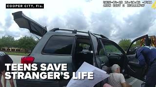 Teens turn good deed into life-saving heroics