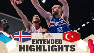 Iceland 🇮🇸 v Türkiye 🇹🇷 | Extended Highlights | FIBA Basketball World Cup 2027 European Qualifiers screenshot 1