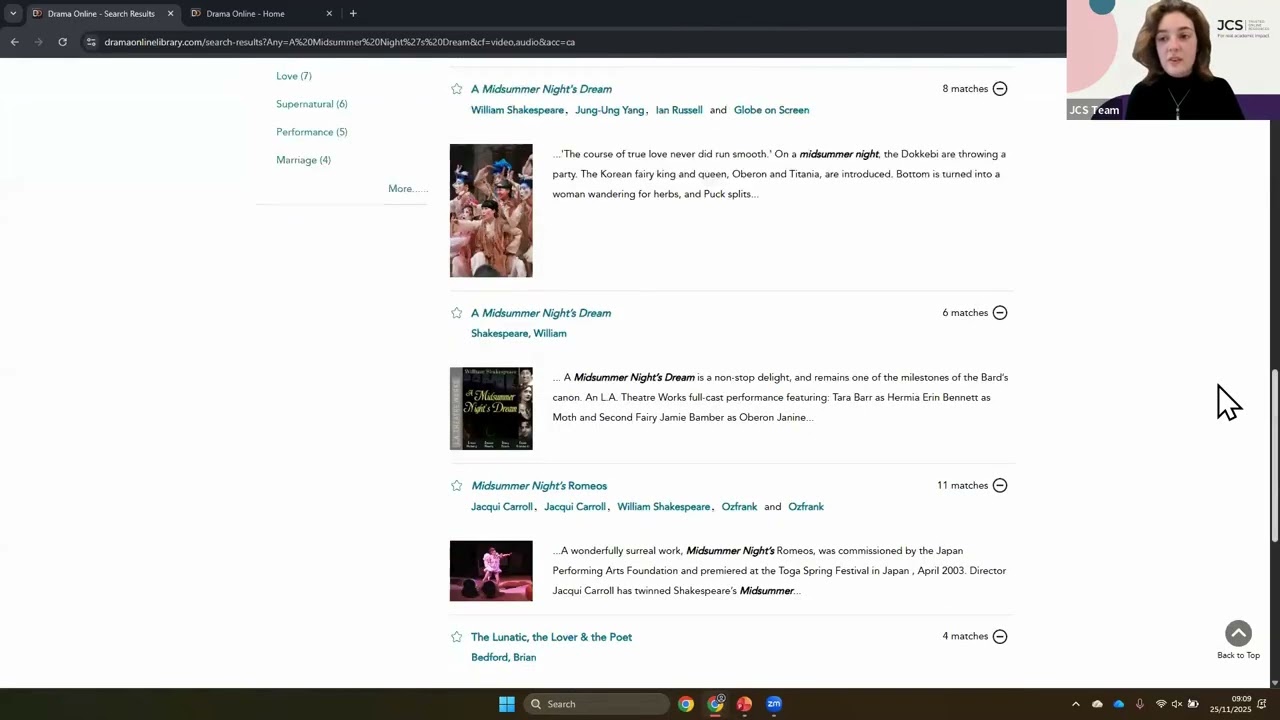 "Making the most of Drama Online" webinar