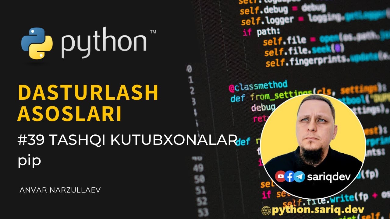 Python Tashqi Kutubxonasi PyPi.org
