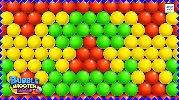 Bubble Shooter Rainbow Pop Level 67 - 75 🏆 ( Bubble Puzzle Game ) @GamePointPK