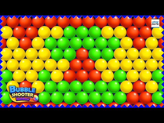 Bubble Shooter Rainbow 🌈 Level 46 - 55  Shoot and Pop Puzzle Game  @GamePointPK 