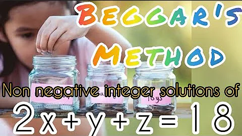 Number of nonnegative integer solutions of 2x+y+z=18