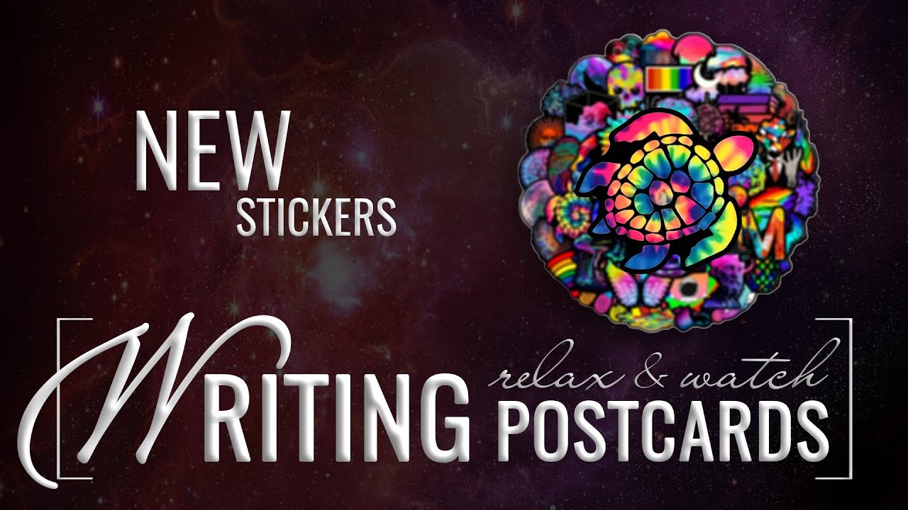✒️ DECORATING postcards #02 | Handwriting | Relax&watch | #02 Jan 2024 | POSTCROSSING | New stickers