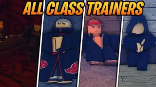 Beginners Guide Location of All Class Trainers In Shinobi Lineage
