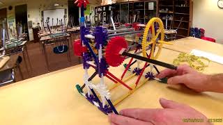 #18 KNEX Gear Tester Operation Video