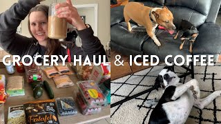 VLOG: Iced coffee recipe, grocery haul, meadow \& summer reunion!