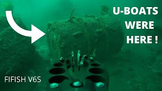 U-boat harbor explored. German WW2 subs were here and we found the proof with Fifish V6S rov.