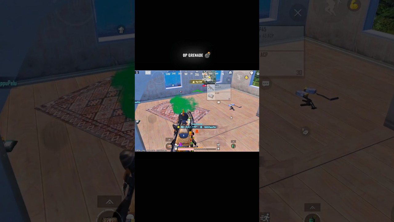 WAIT FOR OP GRENADE 💣 WITH 1v3 CLUTCH 💀 IN BGMI | 