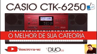 CASIO CTK 6250 DEMO O MELHOR DE SUA CATEGORIA.
