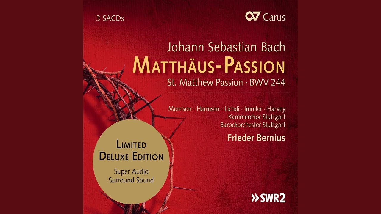 J.S. Bach MatthäusPassion, BWV 244 / Pt. 2 No. 62, Wenn ich einmal soll scheiden YouTube J.S. Bach MatthäusPassion, BWV 244 / Pt. 2 No. 62, Wenn ich einmal soll scheiden YouTube