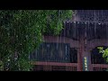 ✅【heavy rain sounds】古建築天井迷人的雨聲，清脆有回音的大雨聲，rain sounds 10 hours，學習冥想睡眠環境音，助眠雨聲，白噪音催眠曲，大自然的聲音，緩解焦慮，ptsd