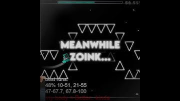 3 runs on Exasperation is crazy 💀 | Geometry Dash Edit |  #geometrydash #trending #gd #edit