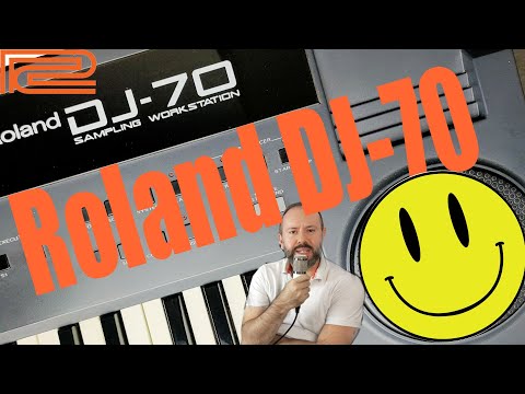 Roland DJ70 sampler. Demo track 90s