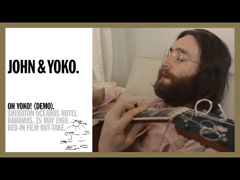 Oh Yoko! - John Lennon & Yoko Ono (4K) Sheraton Oceanus Hotel, Freeport, Bahamas, 25 May 1969