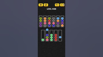 Ball Sort Puzzle Level 3490 🎯 All level without extra tube 😂 Game Walkthrough 😘