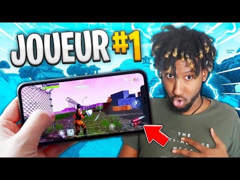 MEILLEUR QUE NINJA SUR MOBILE! REACTION AU MEILLEUR JOUEUR MOBILE SUR FORTNITE!