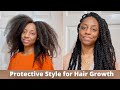 This Protective Style Makes Your Hair Grow & Retain Length | Marley Twists on Natural Hair