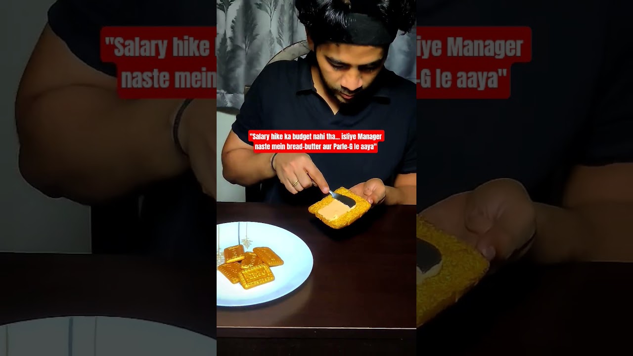 Manager Surviving on bread butter and Parle G 