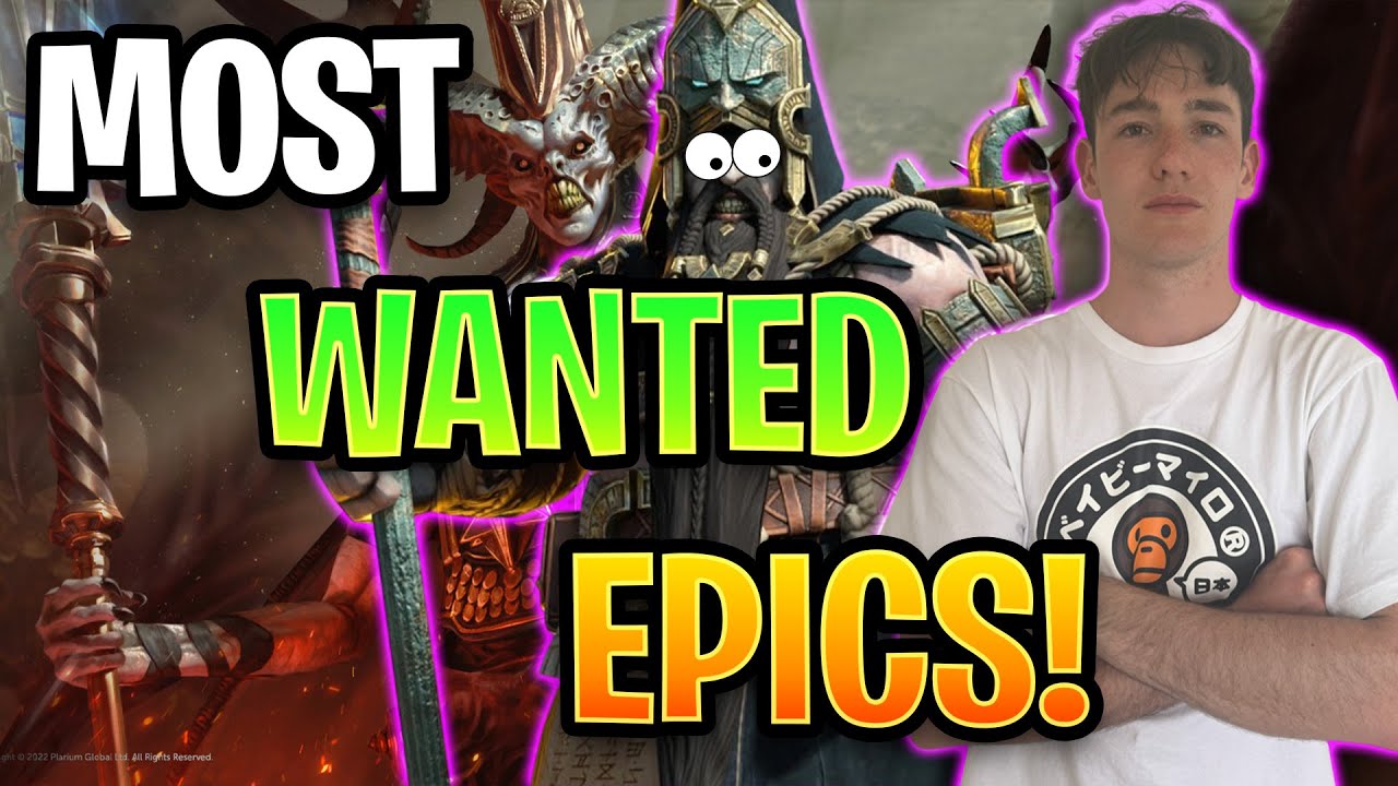 TOP 5 EPICS I WANT! These Champions Can Help Your Account Progress | Raid Shadow Legends