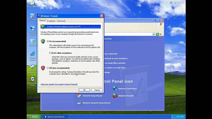 Connect Windows XP Remote Desktop