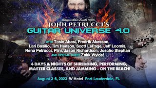 Announcing John Petrucci&#39;s Guitar Universe 4.0! | August 3-6 2023