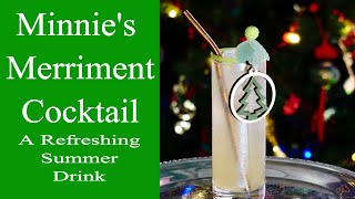 2020 Christmas Cocktails: Minnies Merriment my own creation based around my Mum's Mint Drink!