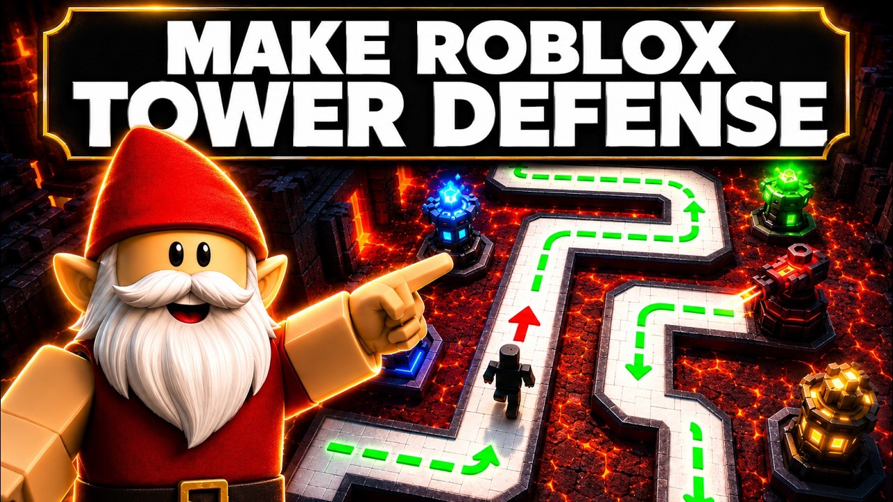 How to Make a Roblox Tower Defense Game Like TDS! Full Tutorial - YouTube