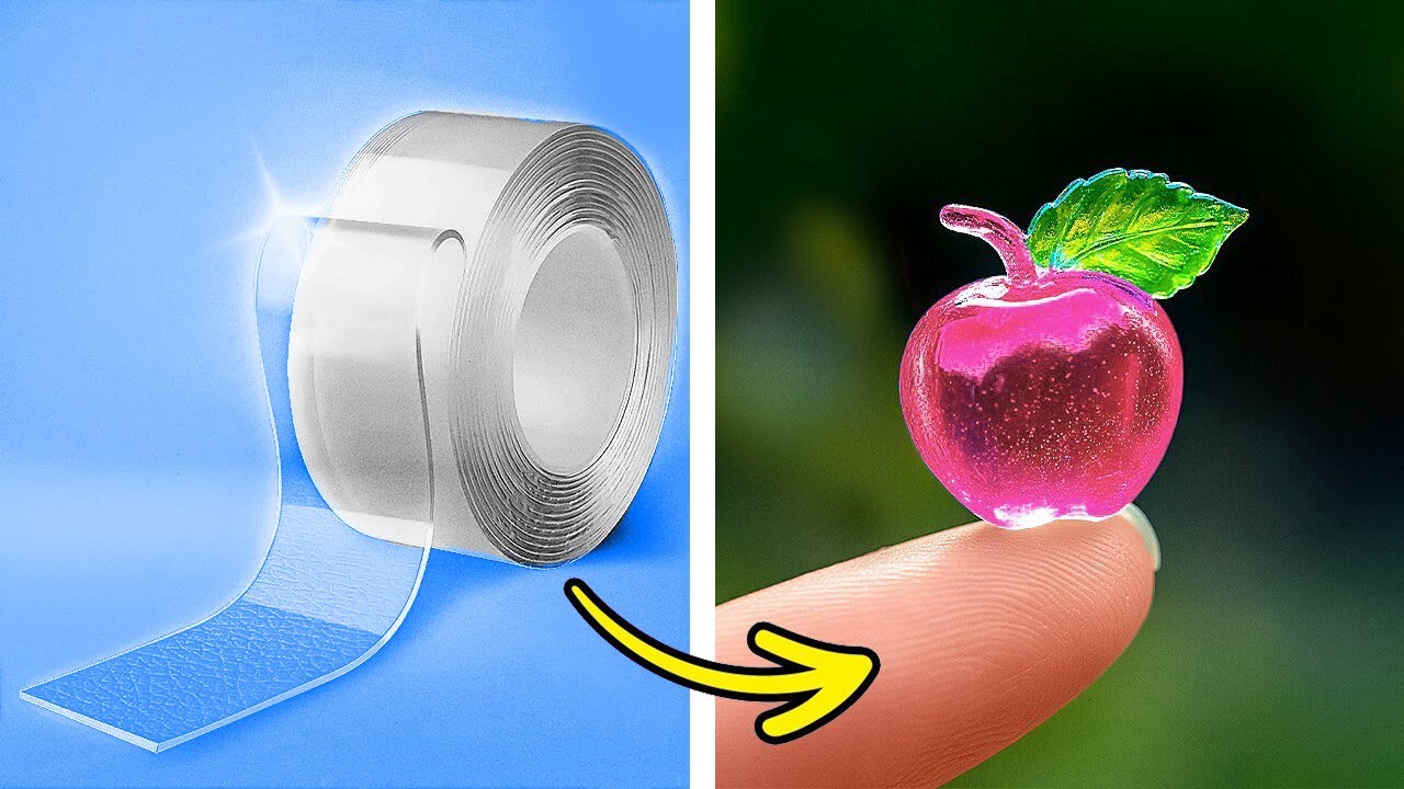 EPOKSİ REÇİNE İLE ÇILGINCA ŞAŞIRTICI EL İŞLERİ || 123 GO! Gold Kağıttan Eşyalar Nasıl Yapılır 💝