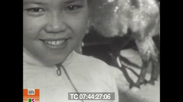 Người Lào bên tháp cổ ở Tây Bắc năm 1951