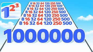 Satisfying Mobile Game Number Run Top Free Gameplay Walkthrough All Levels Latest Update Max Speed