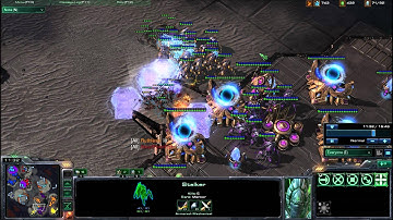 Starcraft 2 - Ramp forcefield vs zerglings aka awesome fields