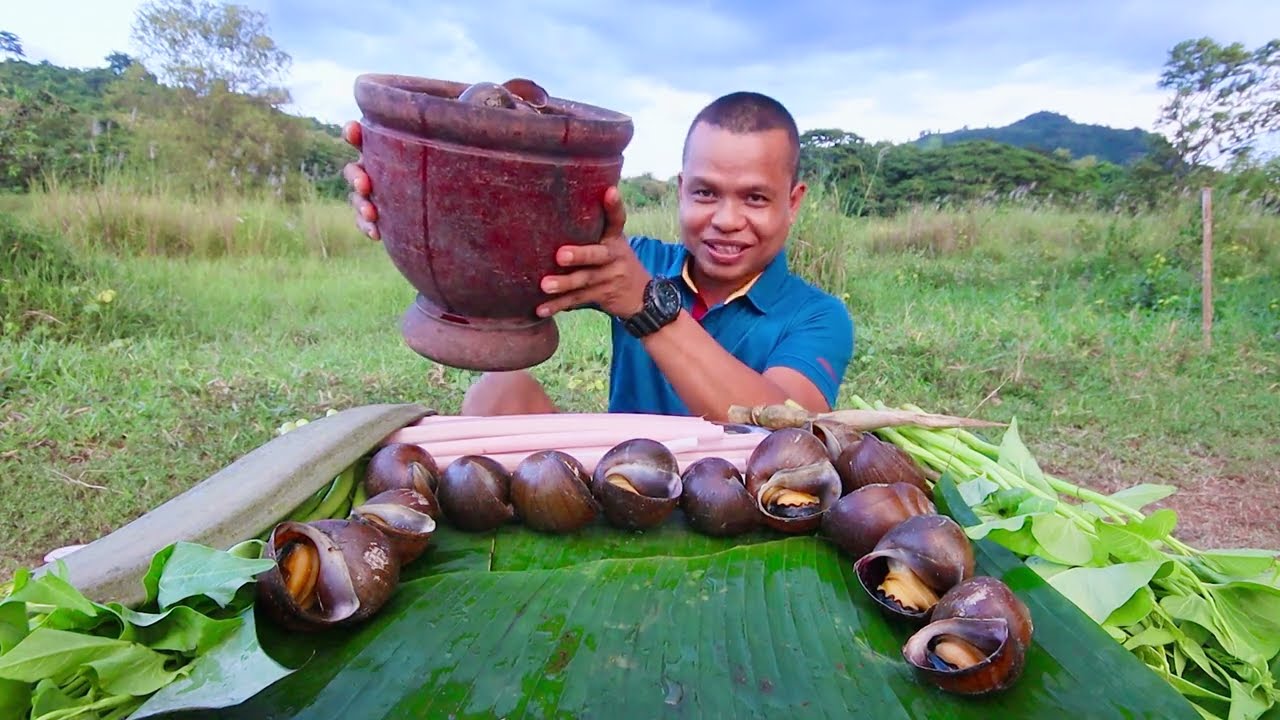 #หอยโข่งนา#หอย#ตำหอยโข่งนาใหญ่เผ็ดแซ่บถึงใจน้ำตาไหลเป้นทาง